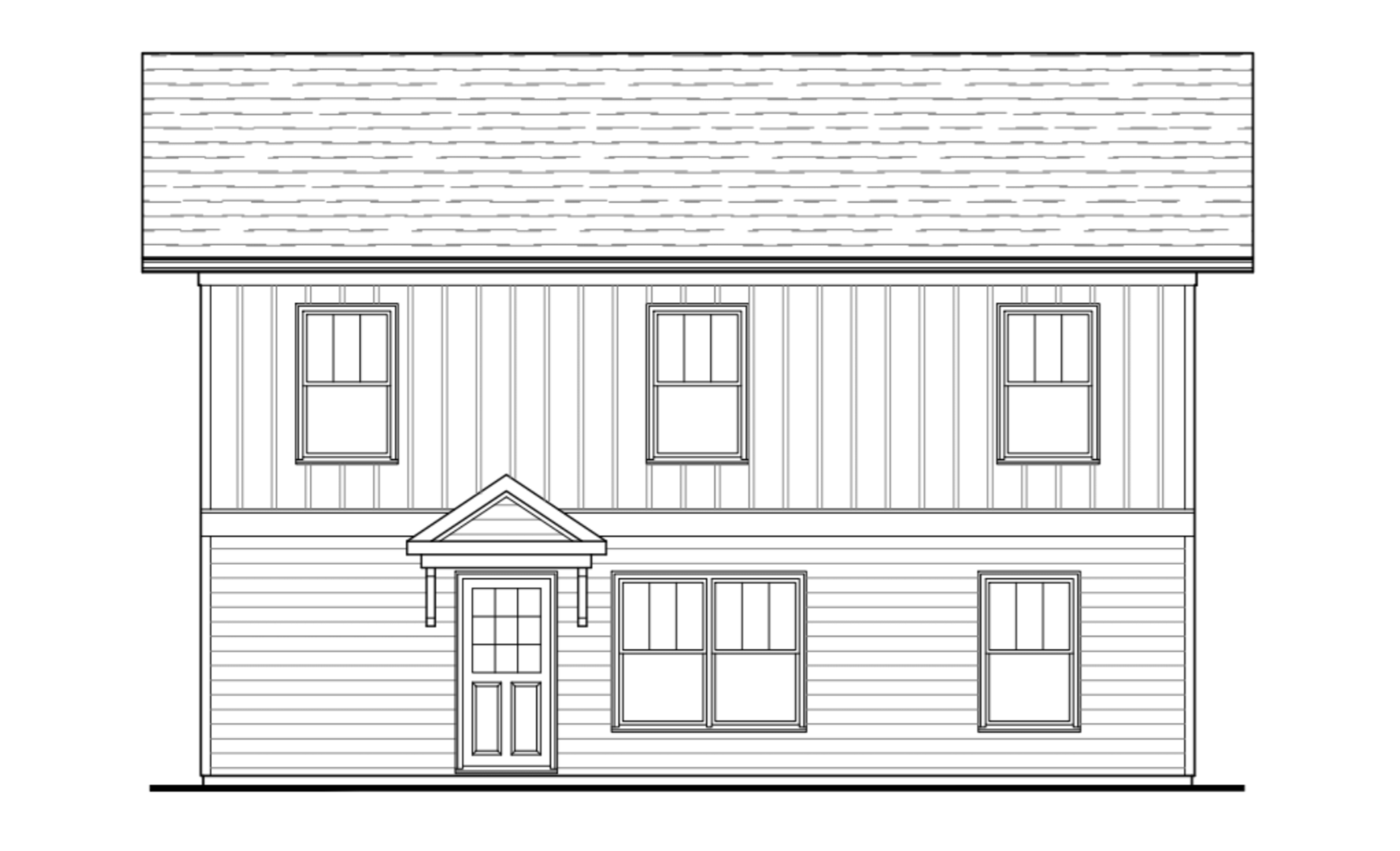 Drawing of a New Energy Efficient Home in Cartersville Georgia